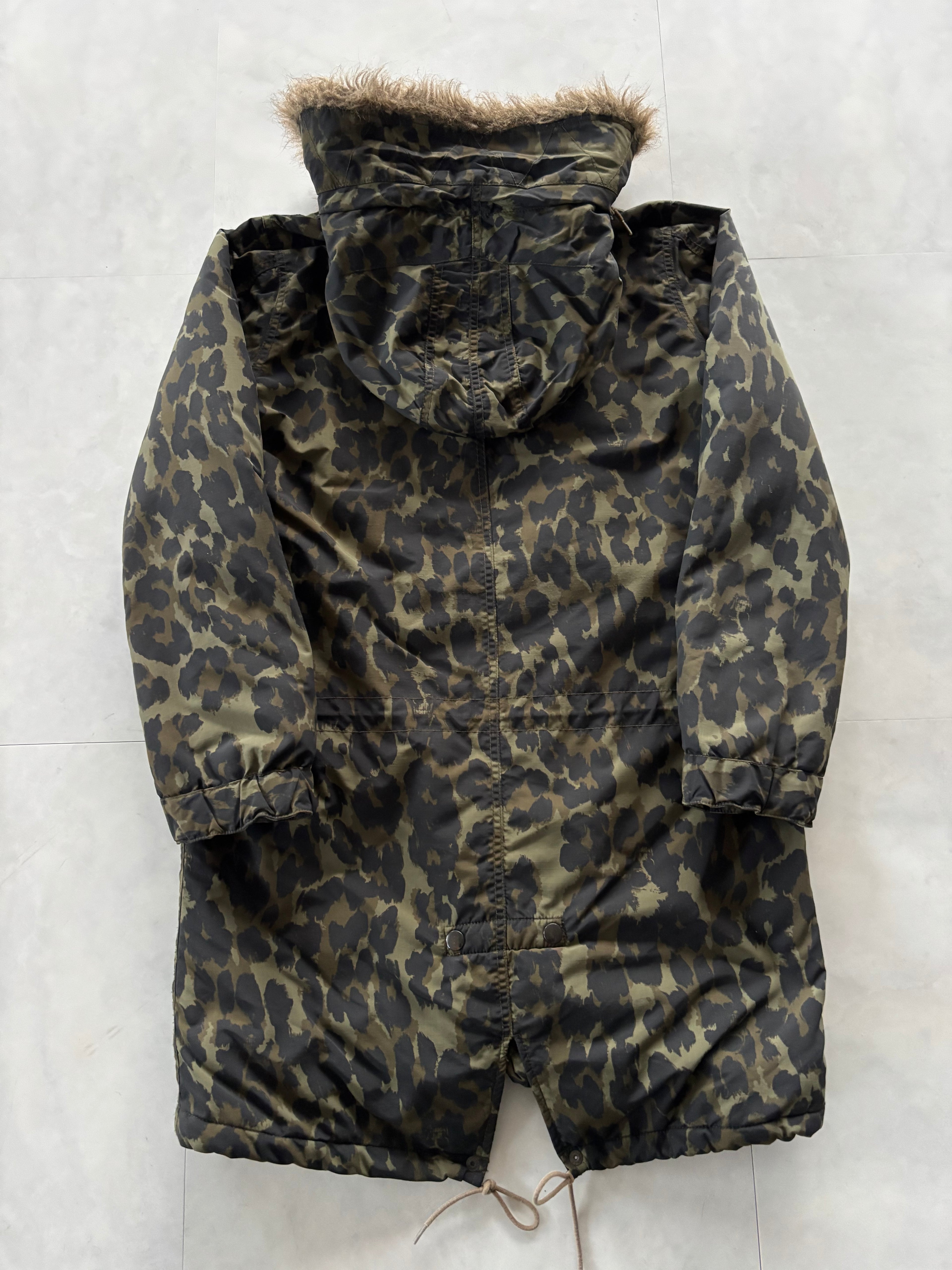 HYSTERIC GLAMOUR Leopard Girl Military Mods Coat