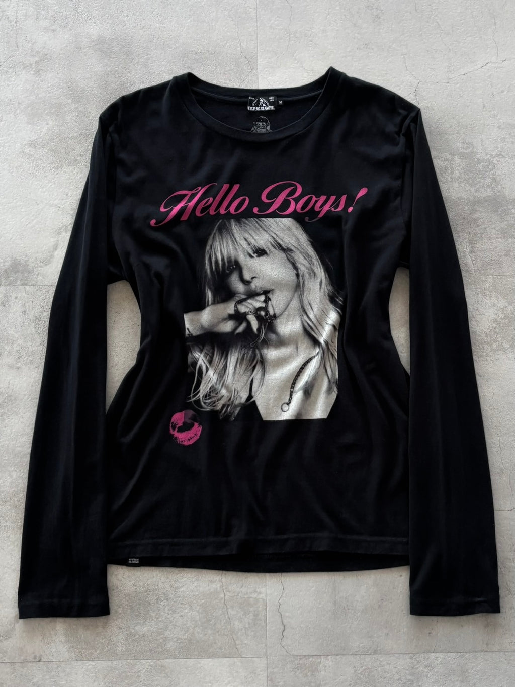 HYSTERIC GLAMOUR HELLO BOYS GIRL LONG SLEEVE