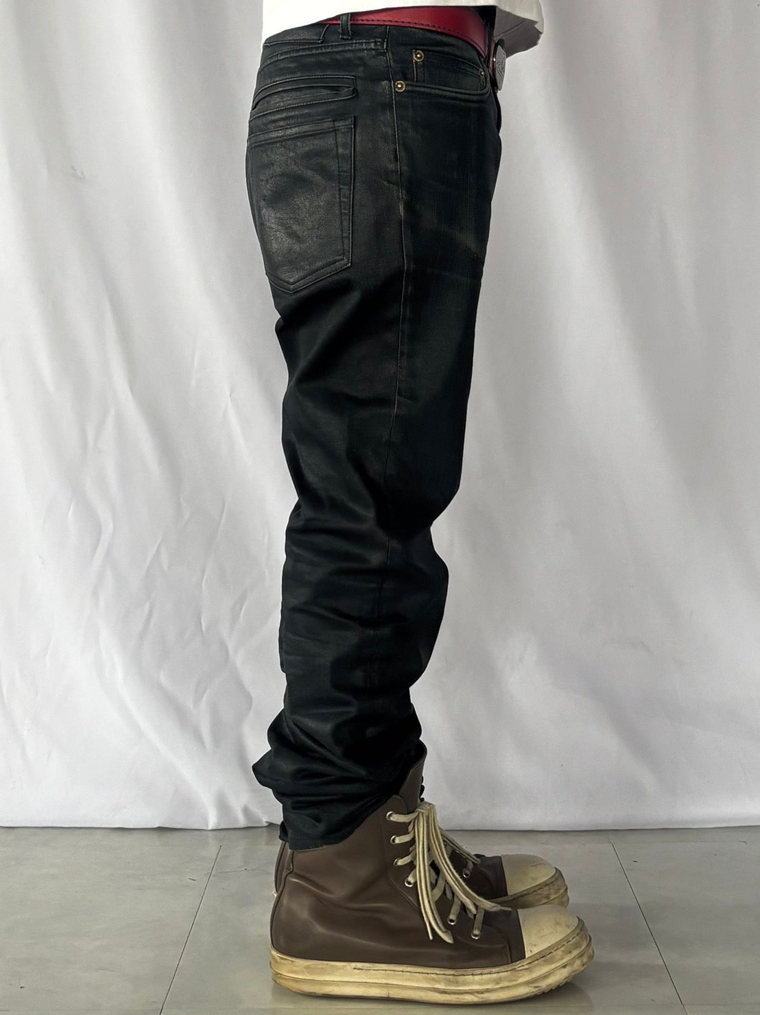 MARC JACOBS Coated Black Denim