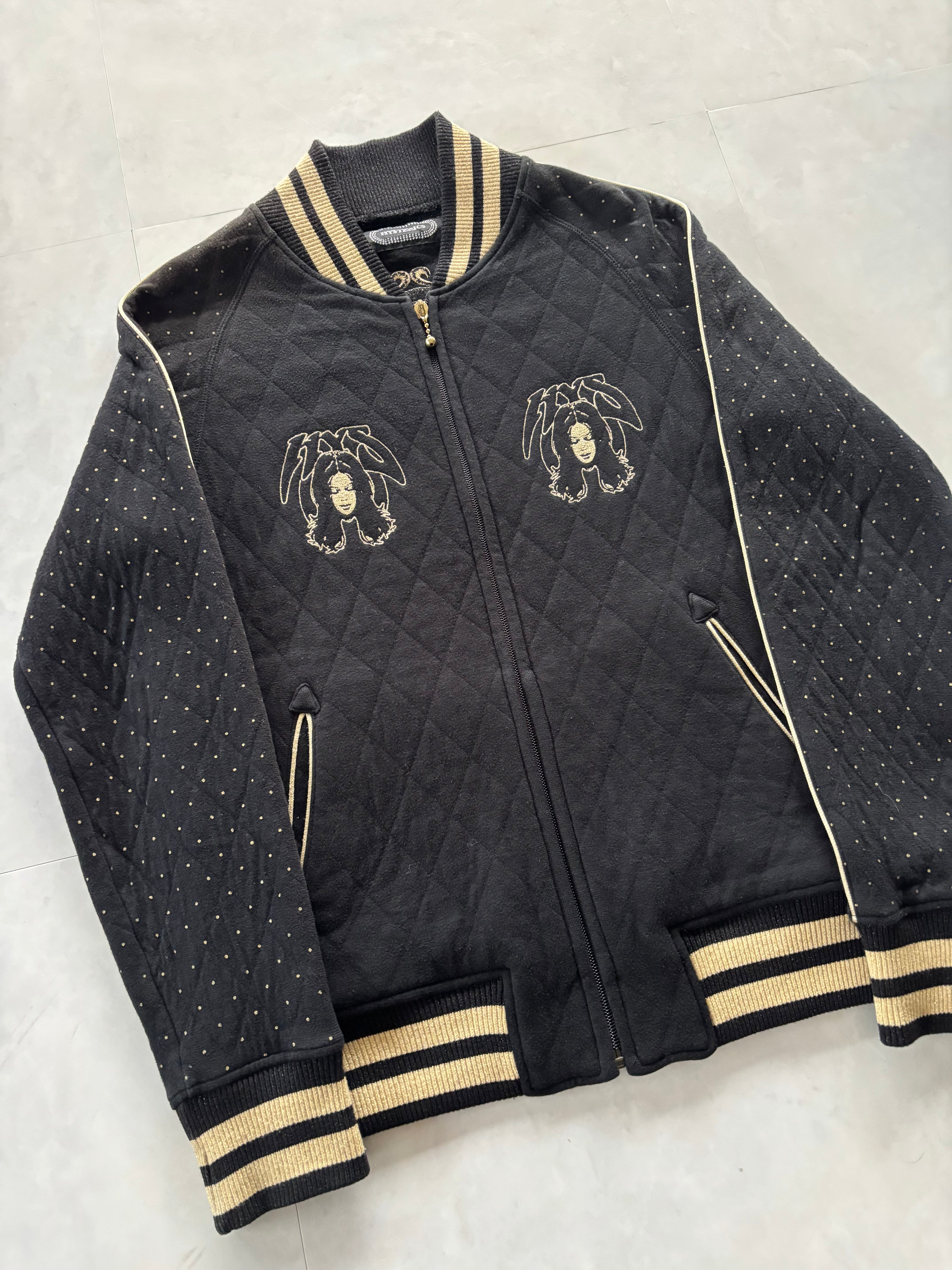 HYSTERIC GLAMOUR Gold Vibes Quilted Jacket