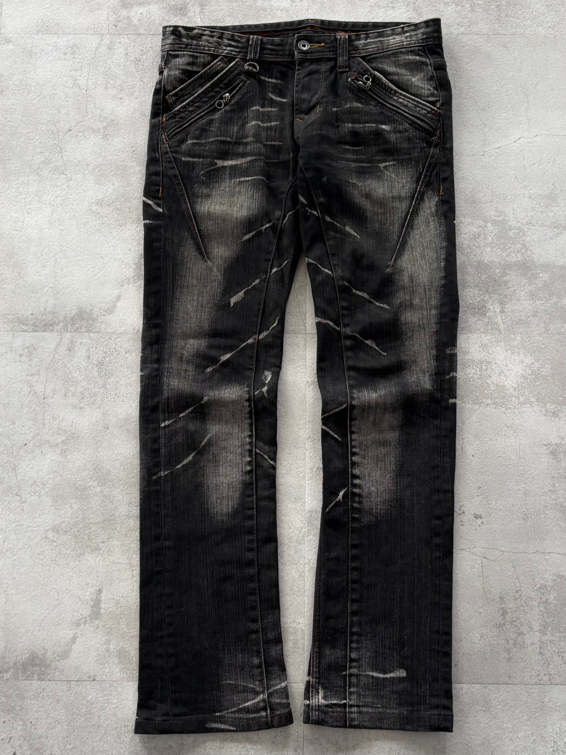 NICOLE CLUB SHADOW SCRATCH DENIM