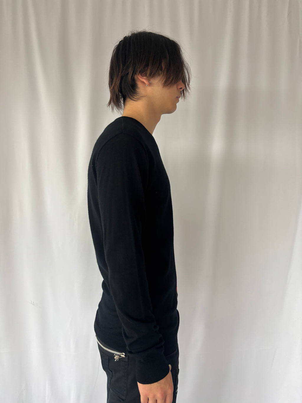 HYSTERIC GLAMOUR Red Girl Graphic Knit