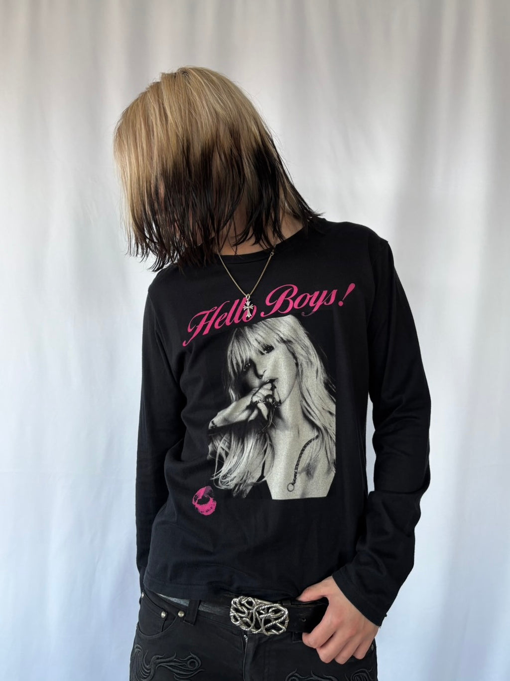 HYSTERIC GLAMOUR HELLO BOYS GIRL LONG SLEEVE