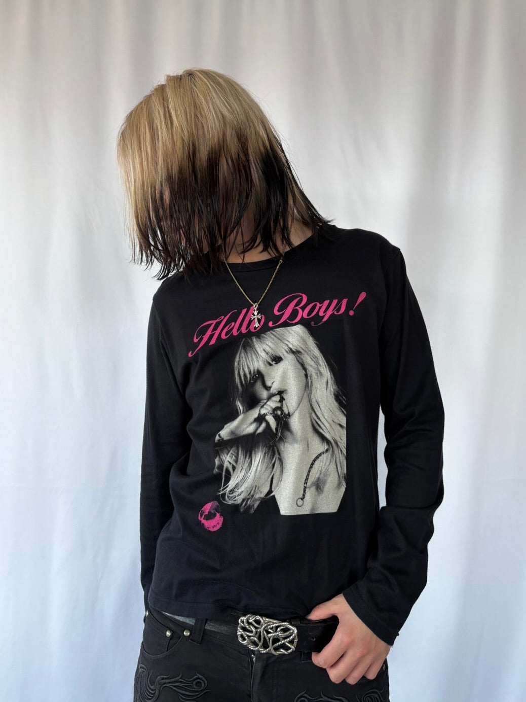 HYSTERIC GLAMOUR HELLO BOYS GIRL LONG SLEEVE