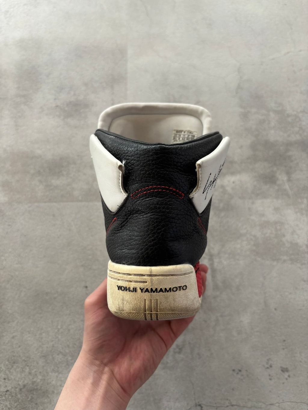 Y-3 OBSIDIAN HIGH-CUT SNEAKERS