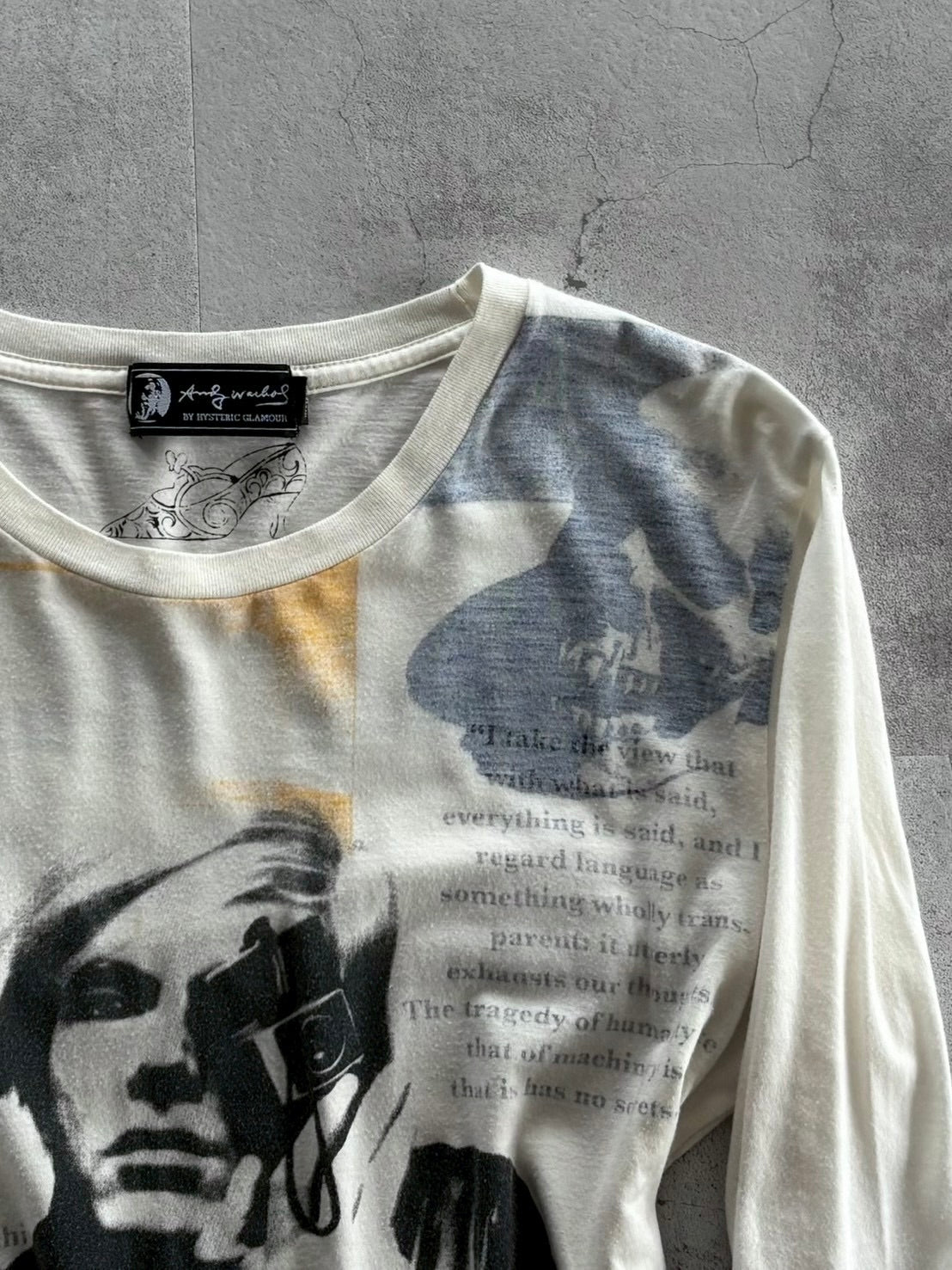 HYSTERIC GLAMOUR Photo Graphic Long Sleeve