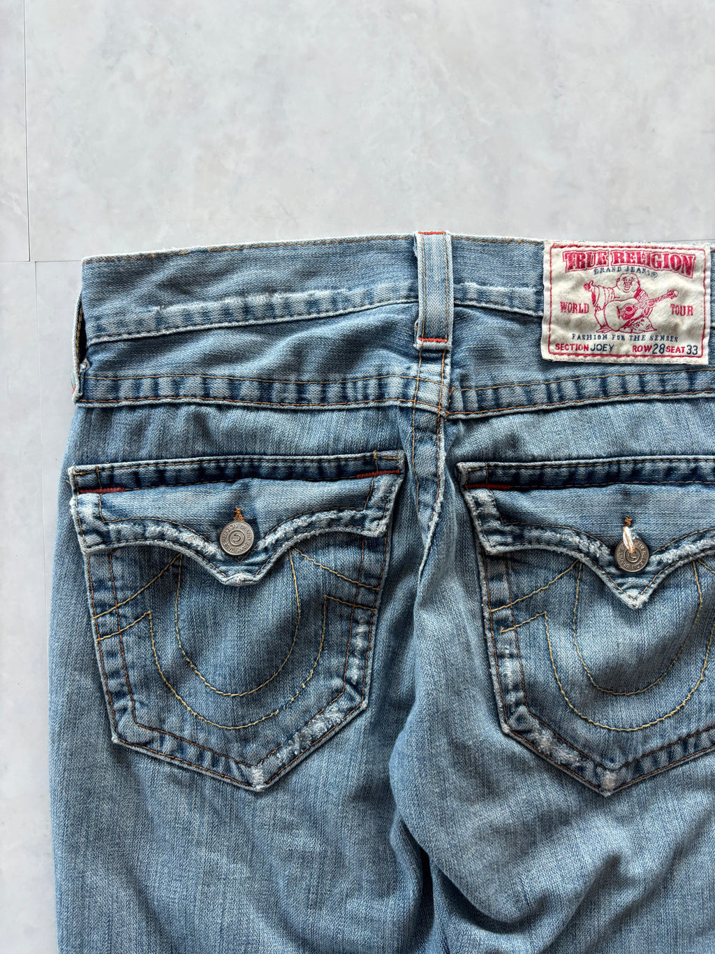 TRUE RELIGION flare denim pants