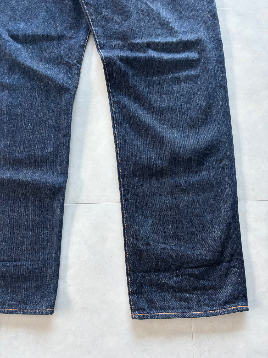 EVISU Big Kamome Painted Straight Jeans