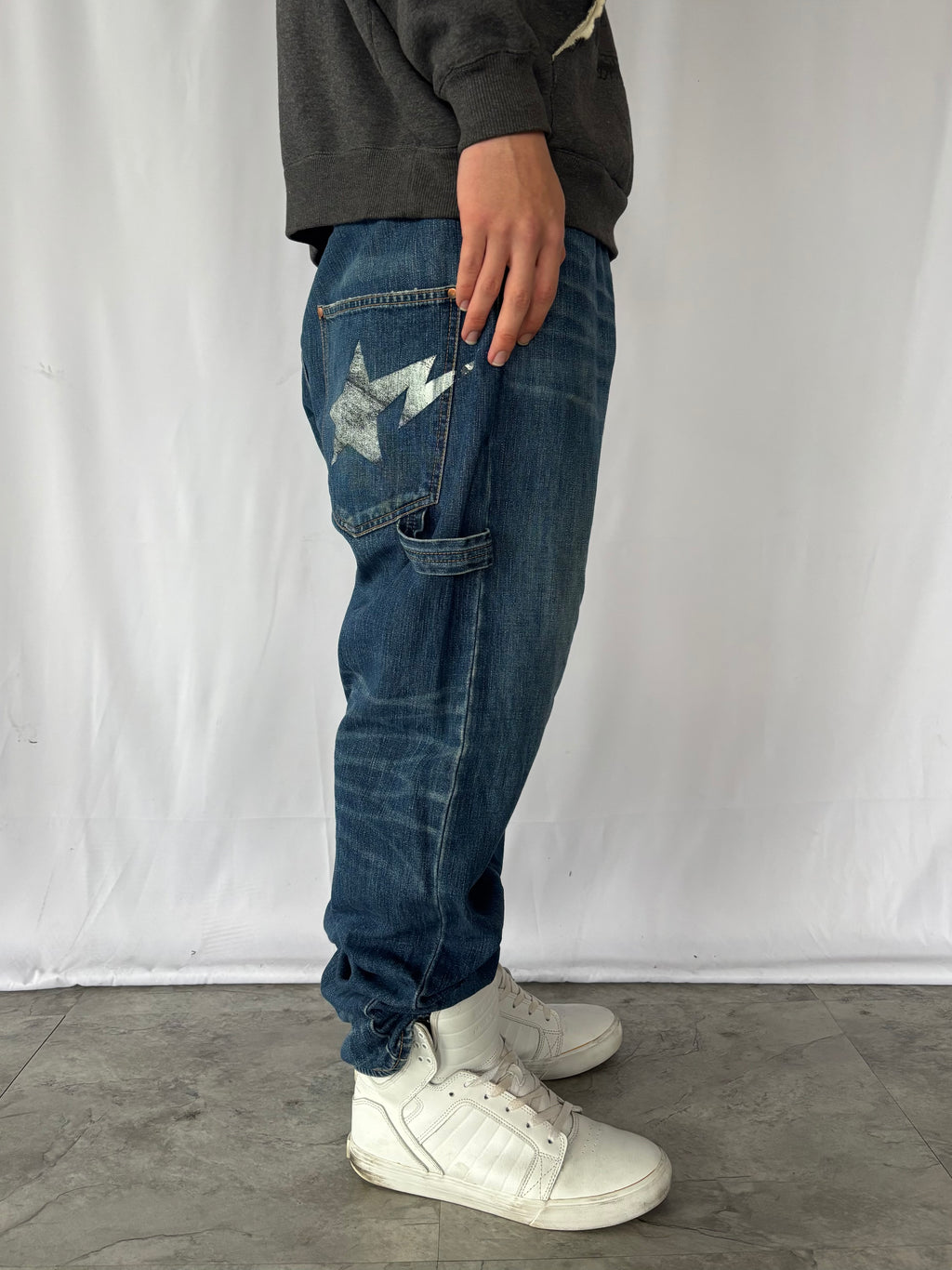 BAPE 2000s Star Painter Denim