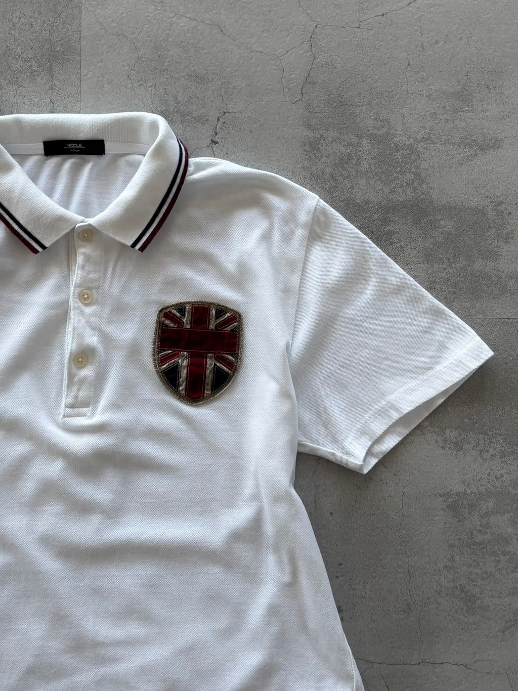 NICOLE CLUB UNION CREST POLO SHIRT