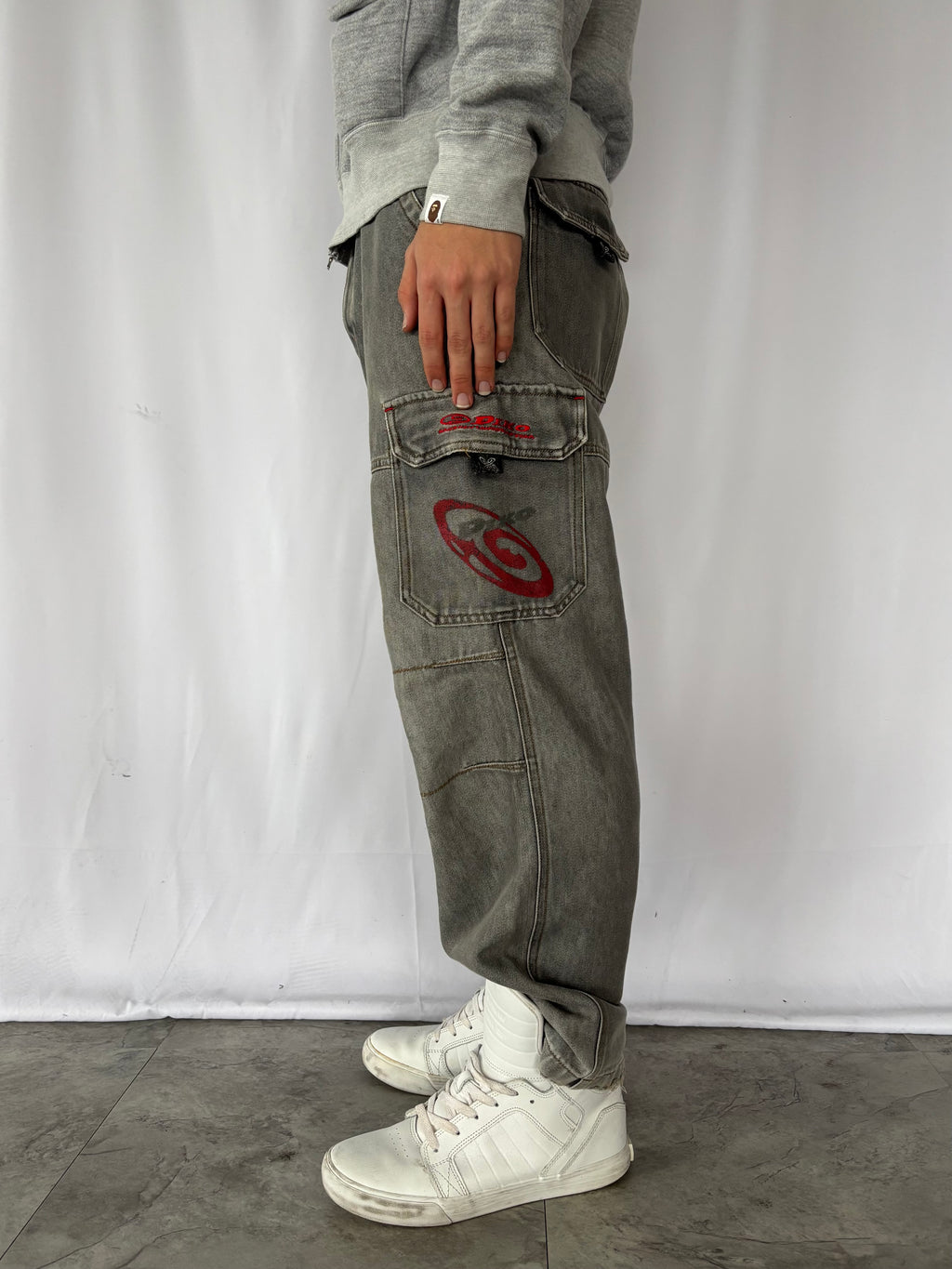 PIKO Multi-Stitch Work Cargo Denim