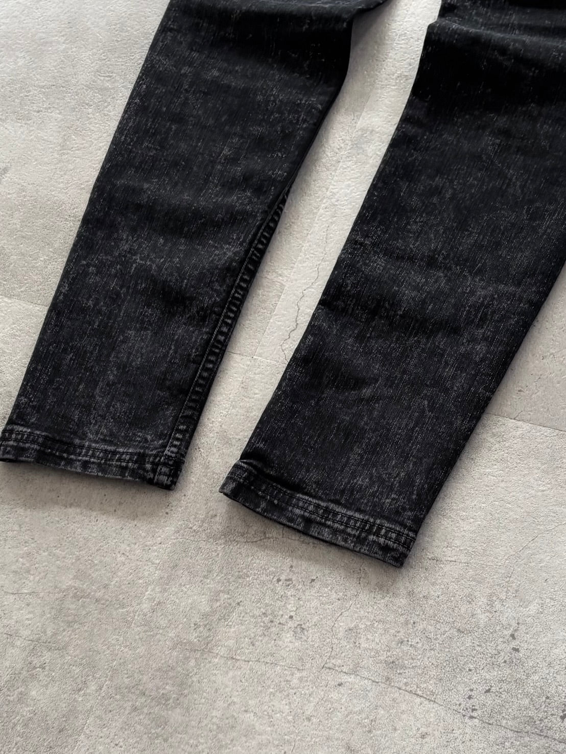 JUST CAVALLI BLACK VENOM COATED SKINNY DENIM