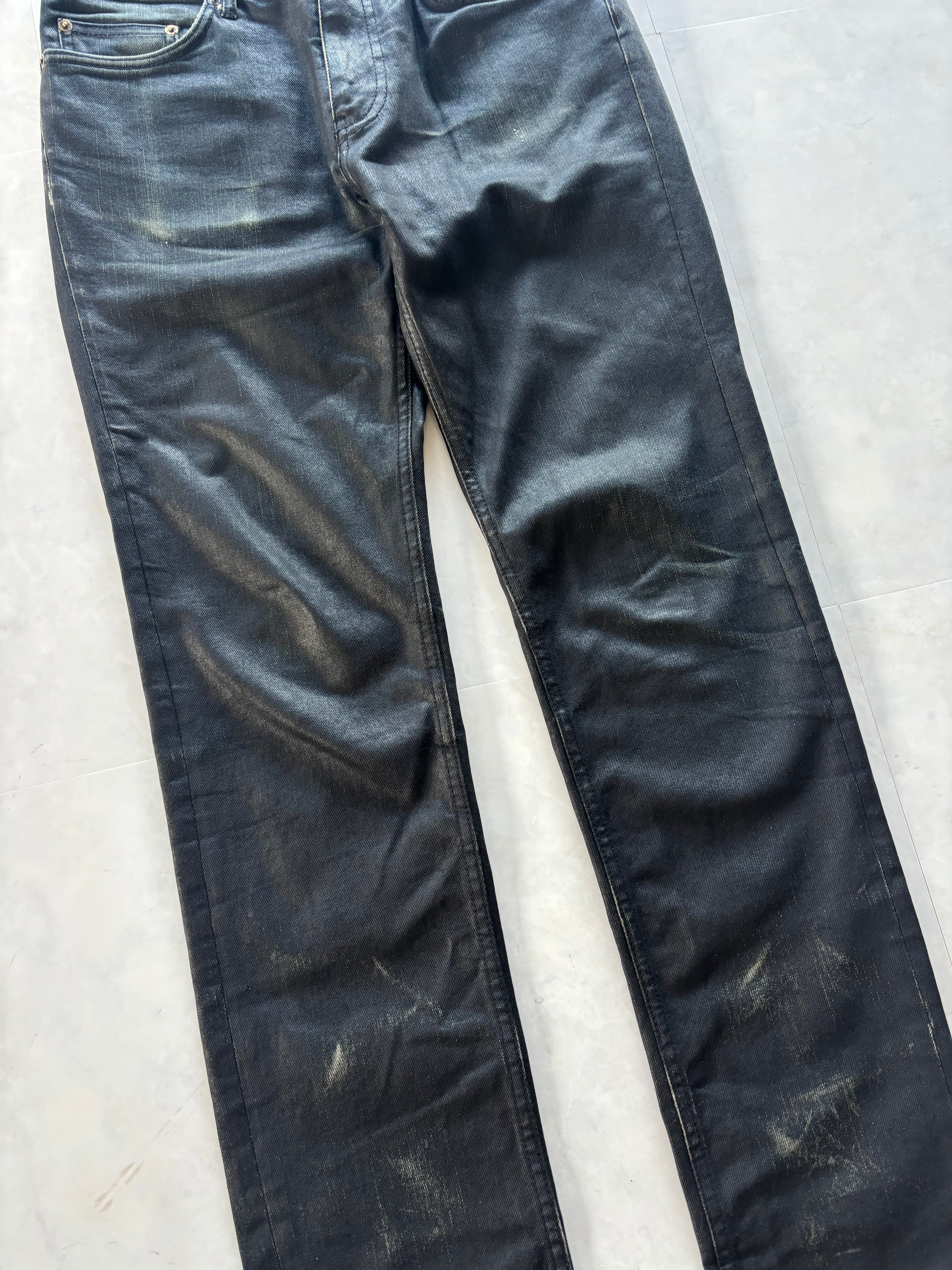 MARC JACOBS Coated Black Denim