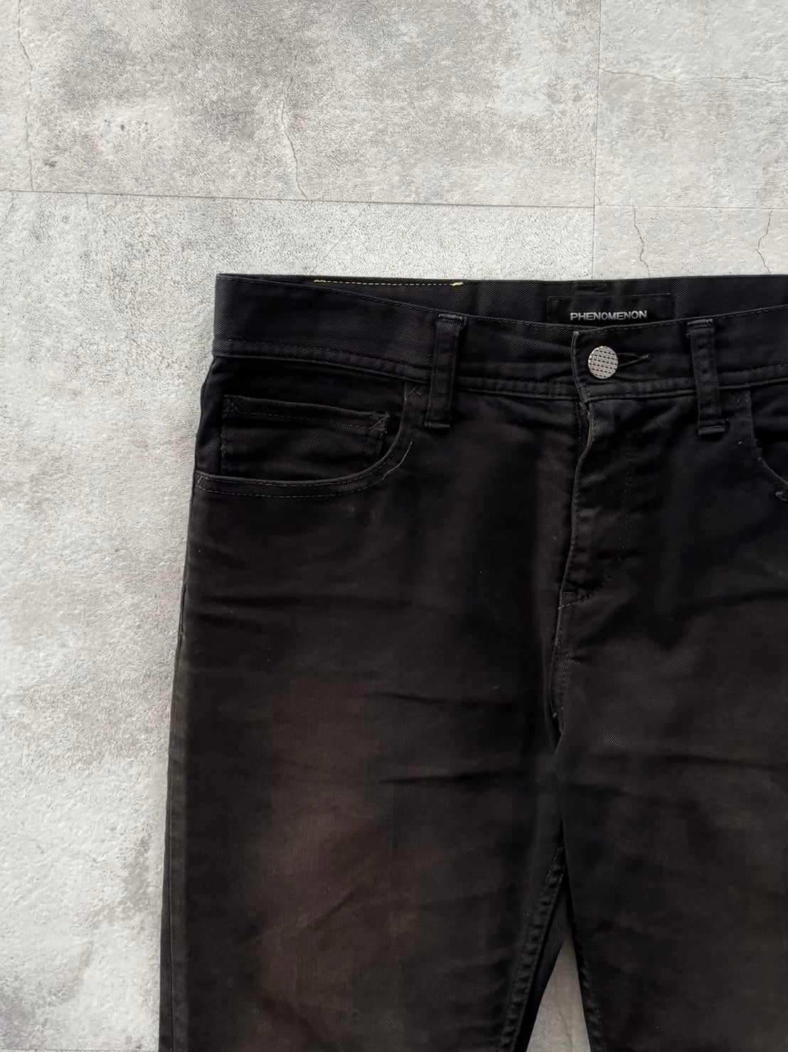 PHENOMENON OBSIDIAN BLACK SKINNY DENIM