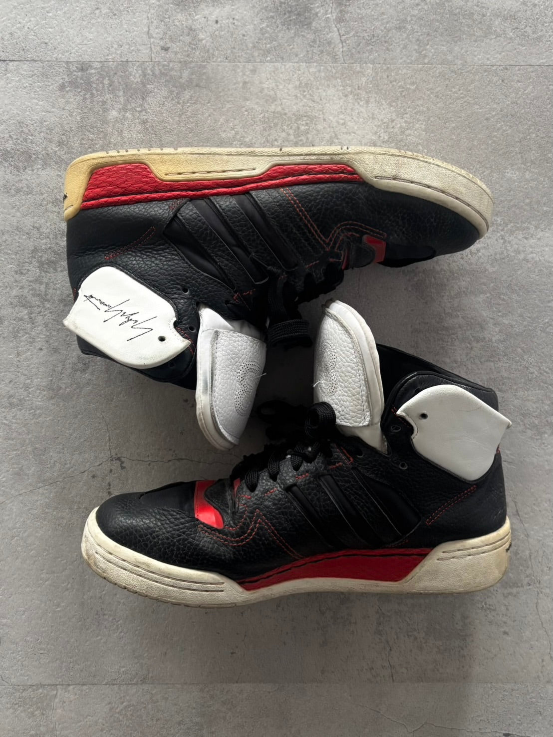 Y-3 OBSIDIAN HIGH-CUT SNEAKERS
