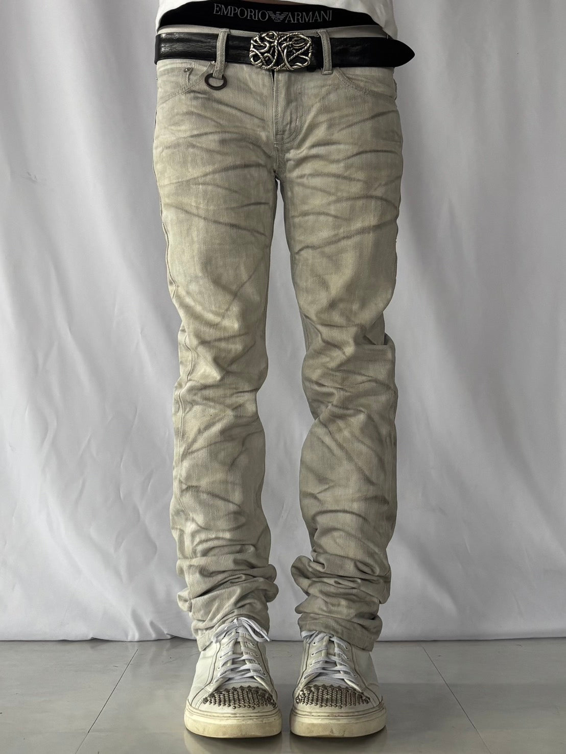 BUFFALO BOBS Ice Wash Wrinkle Denim