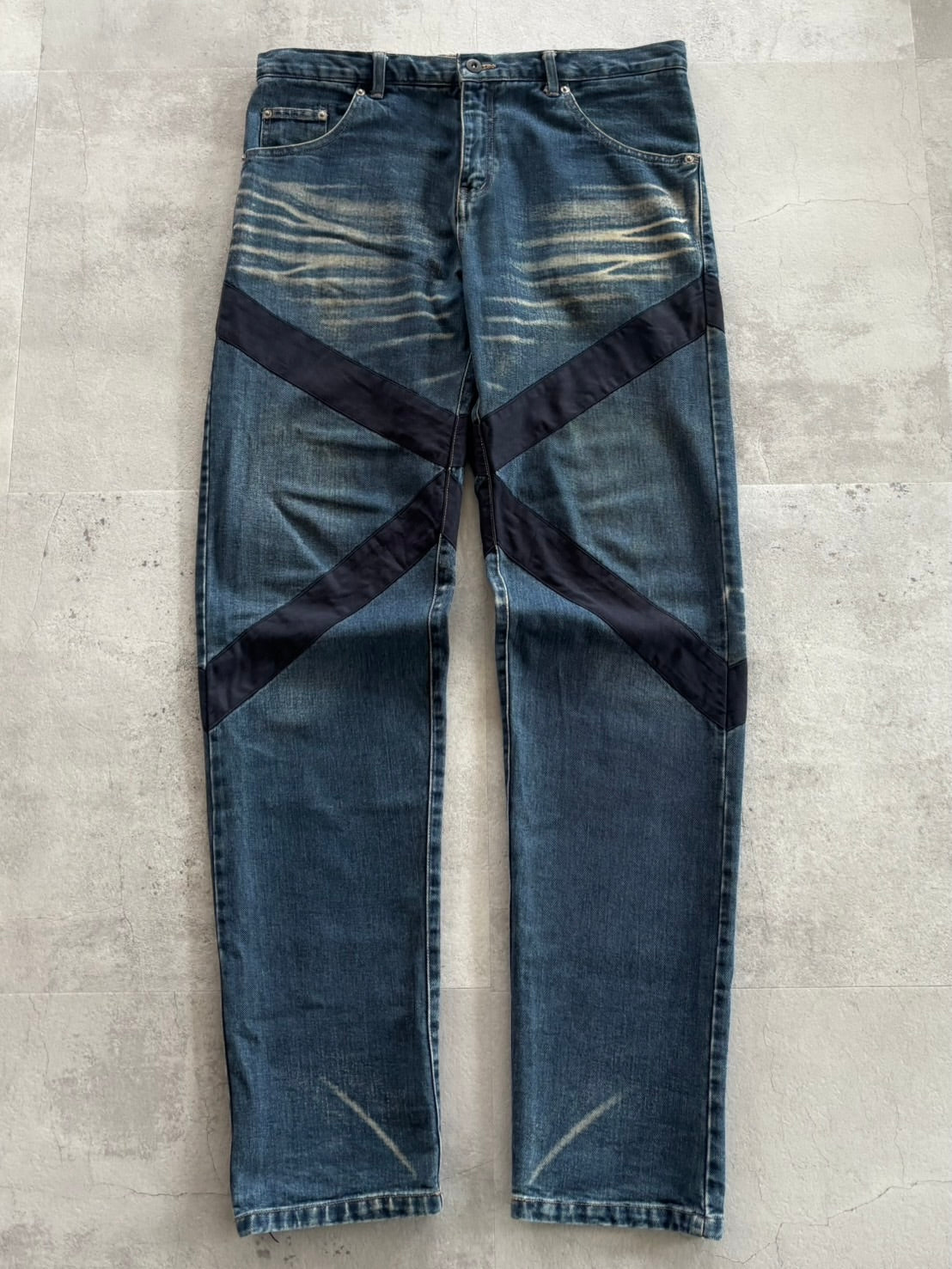 NEIGHBORHOOD Cross Stitch Design Denim