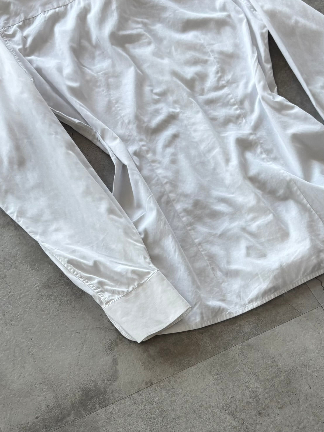 RAF SIMONS ARCHIVE MINIMAL WHITE SHIRT