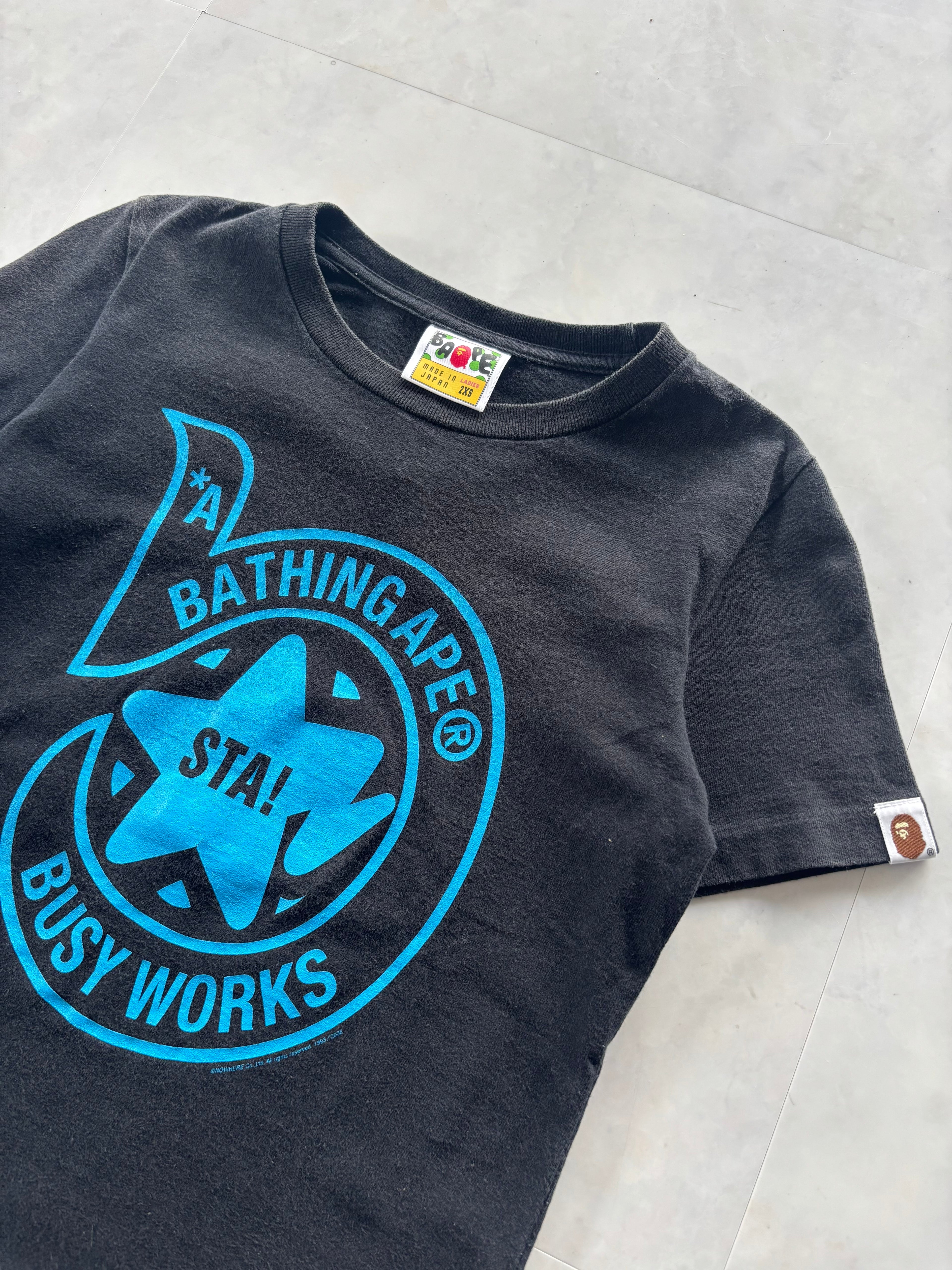 A Bathing Ape® Busy Works STA Logo Tee