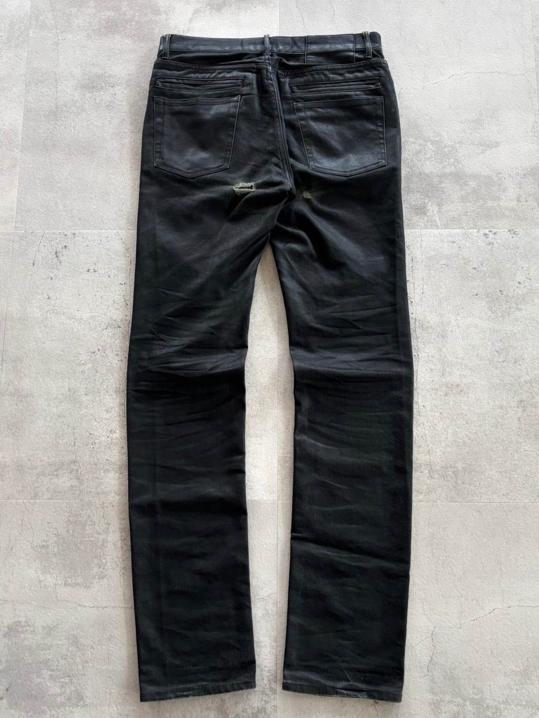 MARC JACOBS Coated Black Denim