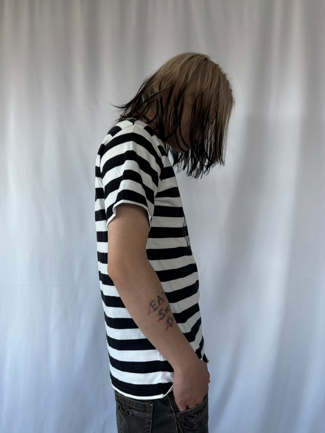 NUMBER (N)INE I LOVE GOTHAM BORDER TEE