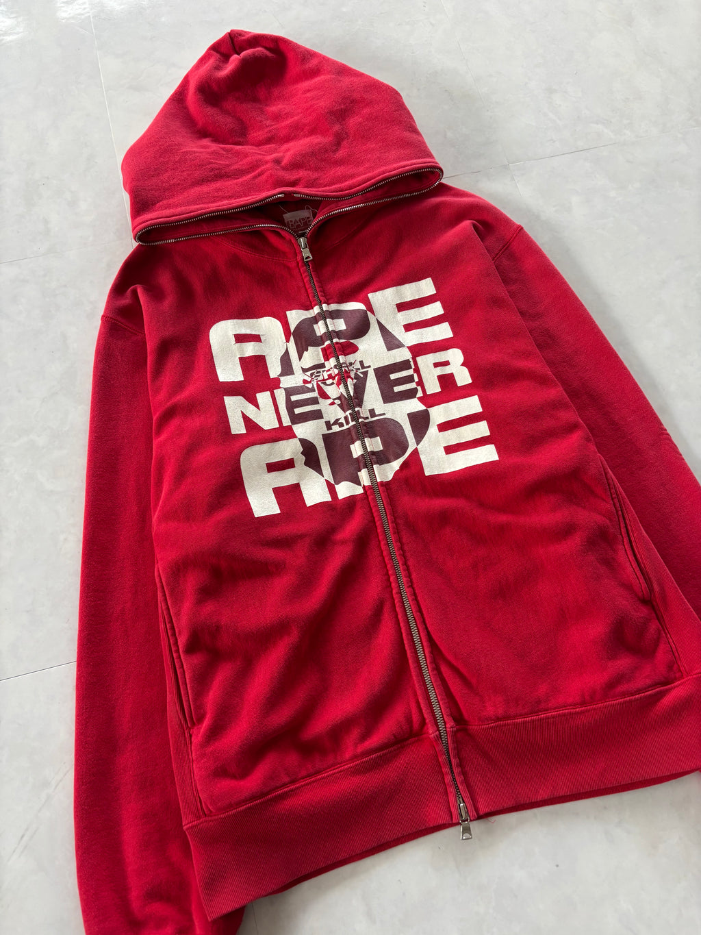 A BATHING APE® 2000s ASNKA Big Logo Zip Hoodie