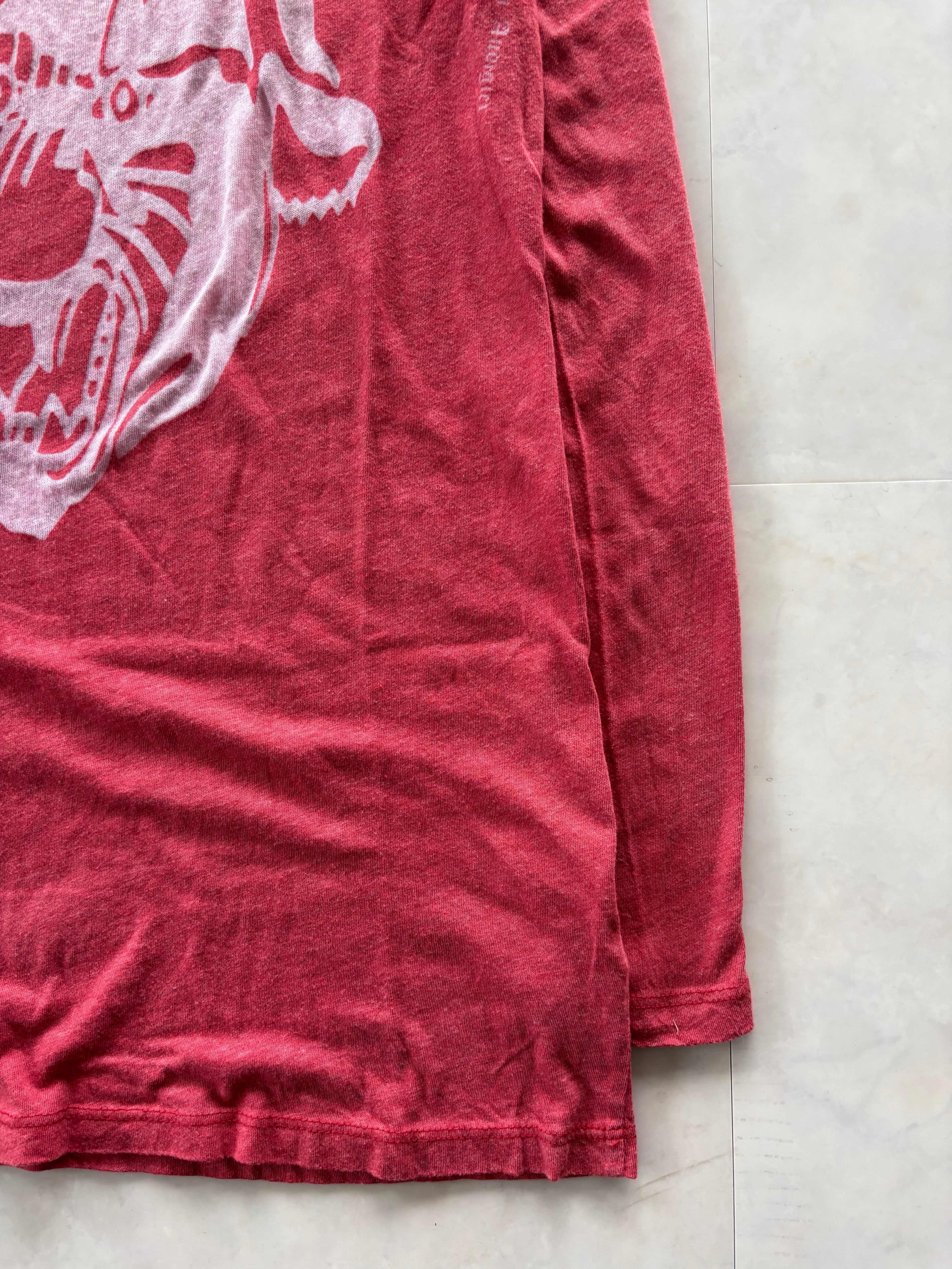 ED HARDY Silver Tiger Tattoo Long Sleeve