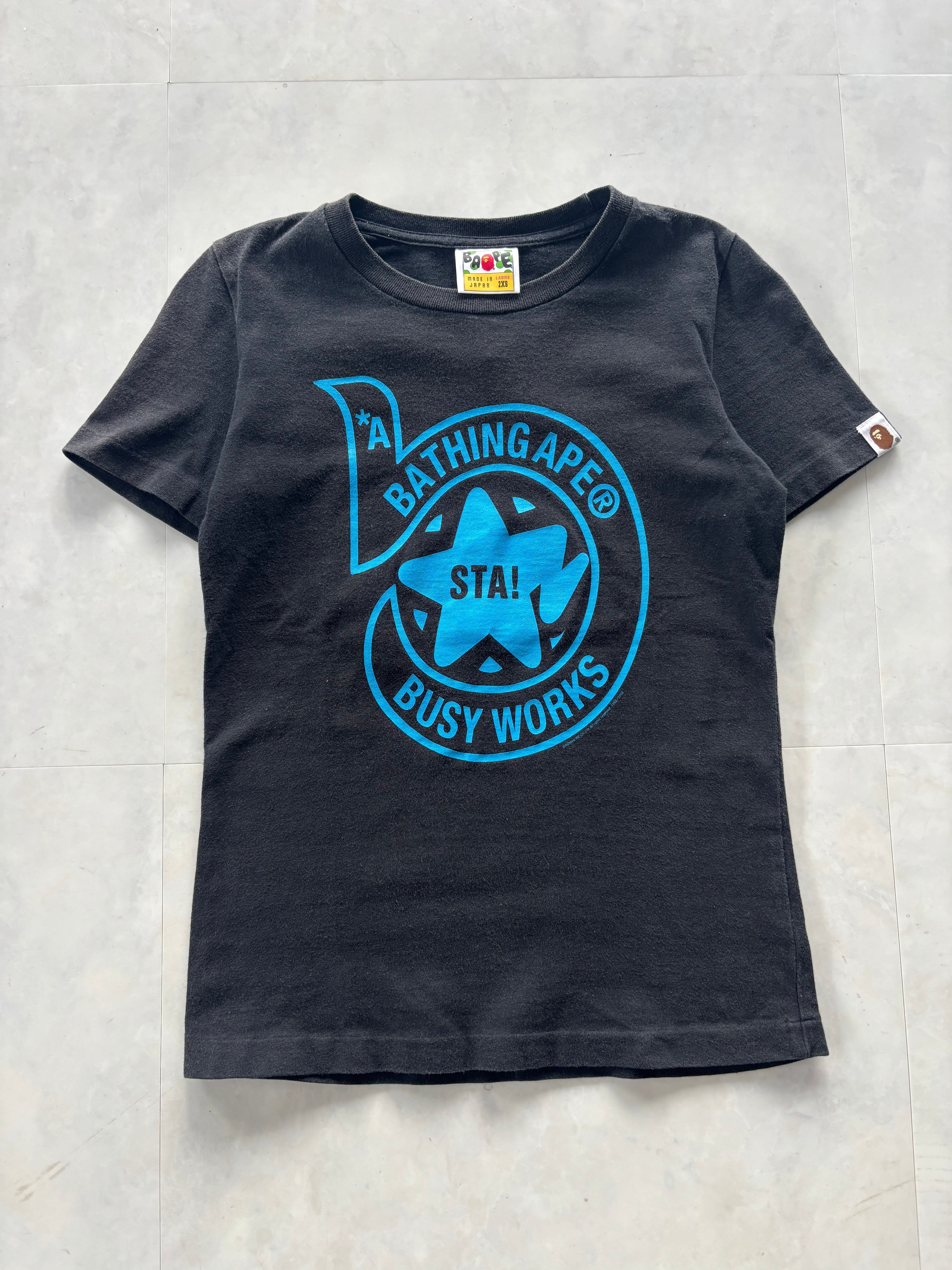 A Bathing Ape® Busy Works STA Logo Tee